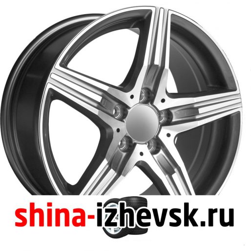 Колесный диск Replay MR111 8.5xR20 5×112 ET29 DIA66.6 глянцевый темно-серый с полированной лицевой частью в Ижевске